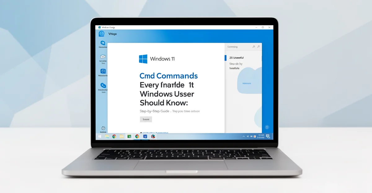 Featured image: Professional featured image for: 25 Useful Cmd Commands Every Windows User Should Know: Step-by-Step