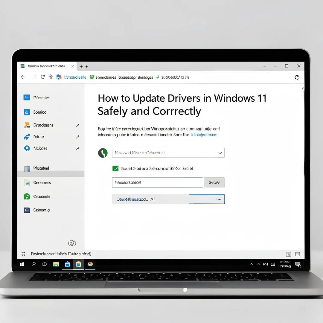 Step 1: Technical tutorial screenshot: Review prerequisites and compatibility for How to Update Drivers in W