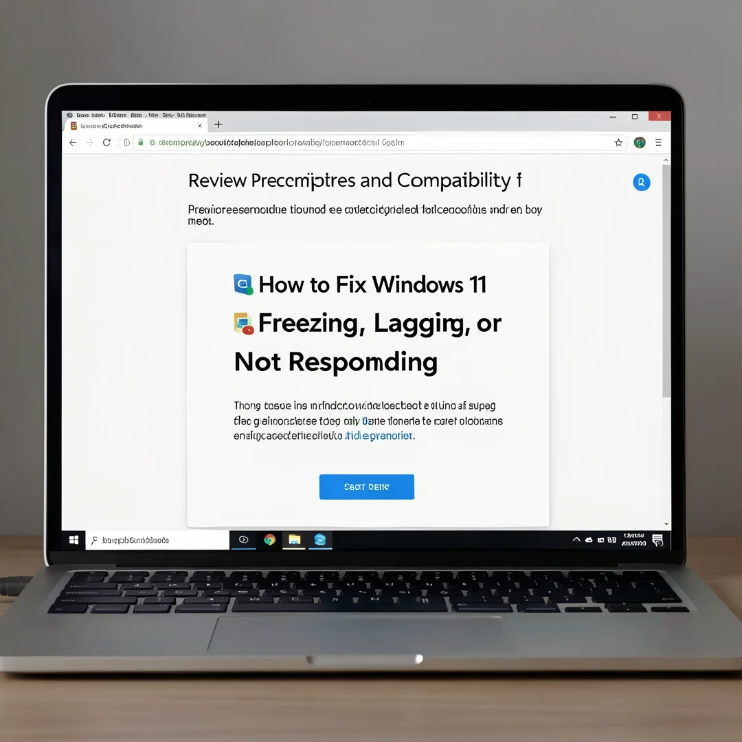 Step 1: Technical tutorial screenshot: Review prerequisites and compatibility for How to Fix Windows 11 Free