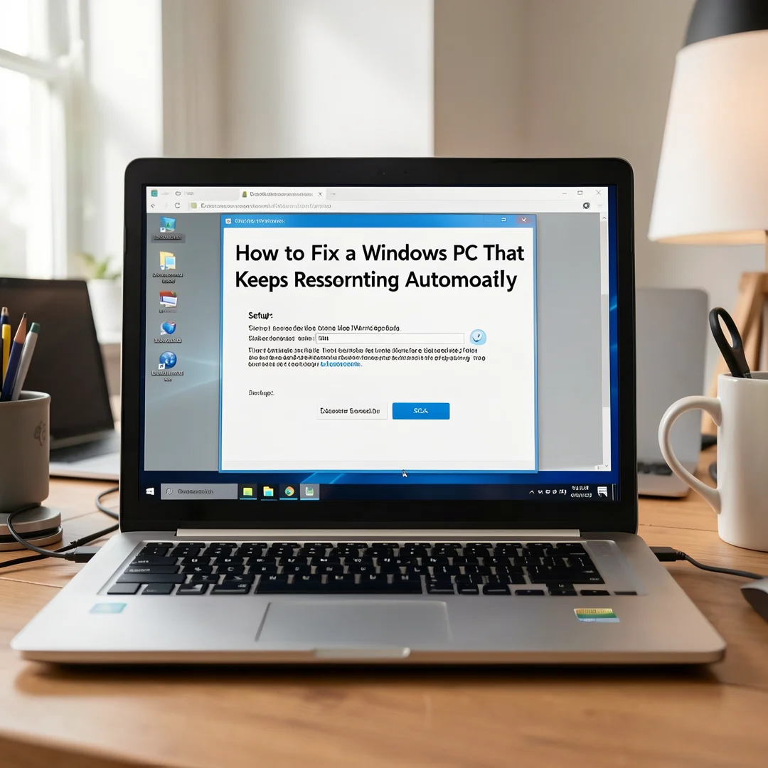 Step 2: Technical tutorial screenshot: Prepare the environment for How to Fix a Windows PC That Keeps Restar