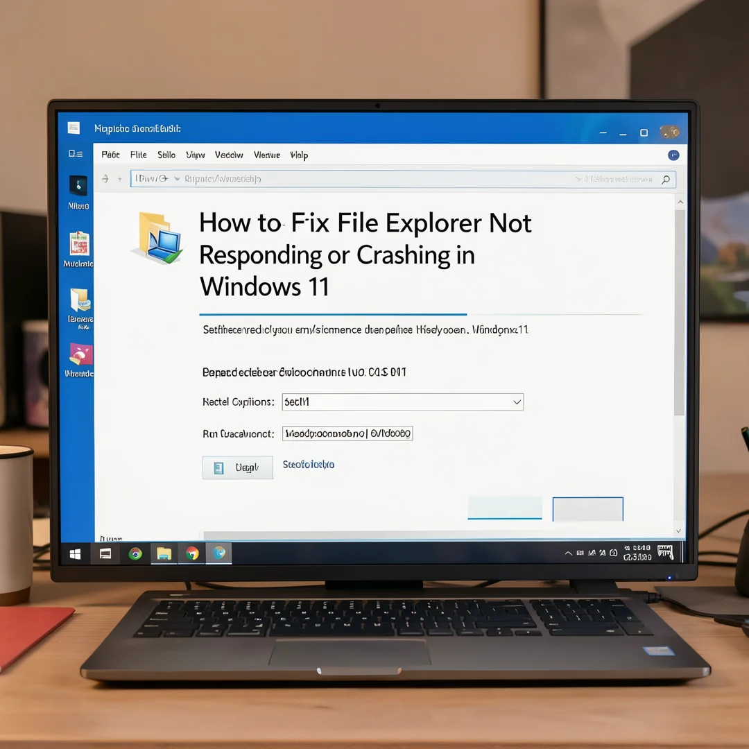 Step 2: Technical tutorial screenshot: Prepare the environment for How to Fix File Explorer Not Responding o