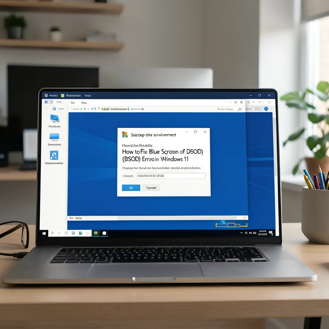Step 2: Technical tutorial screenshot: Prepare the environment for How to Fix Blue Screen of Death (BSOD) Er