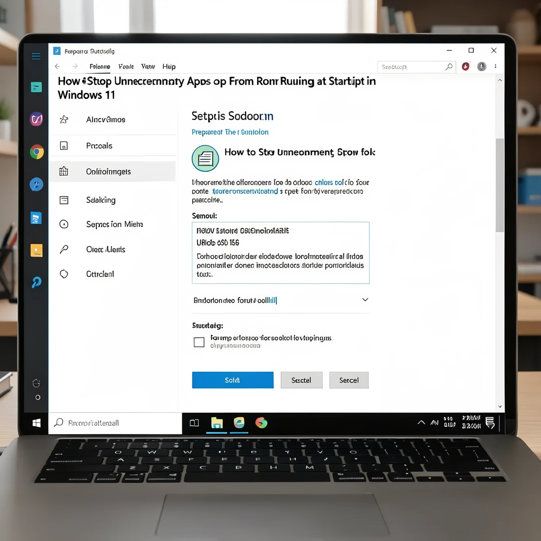 Step 2: Technical tutorial screenshot: Prepare the environment for How to Stop Unnecessary Apps From Running