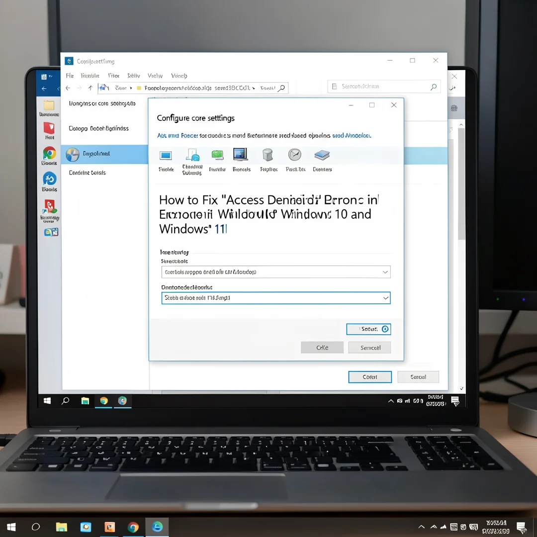 Step 3: Technical tutorial screenshot: Configure core settings for How to Fix “Access Denied” Errors in Wind