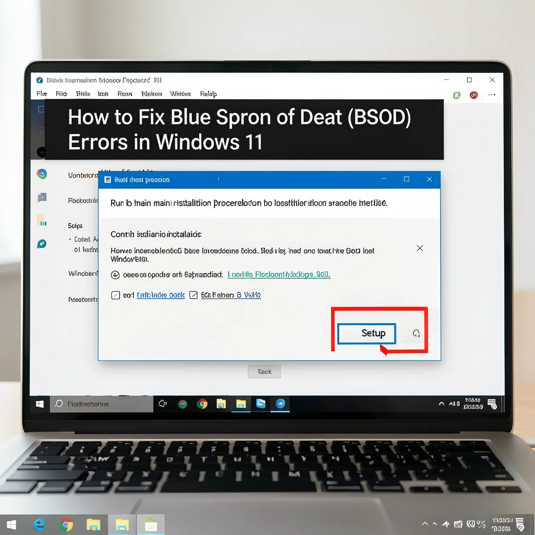 Step 4: Technical tutorial screenshot: Run the main installation procedure for How to Fix Blue Screen of Dea