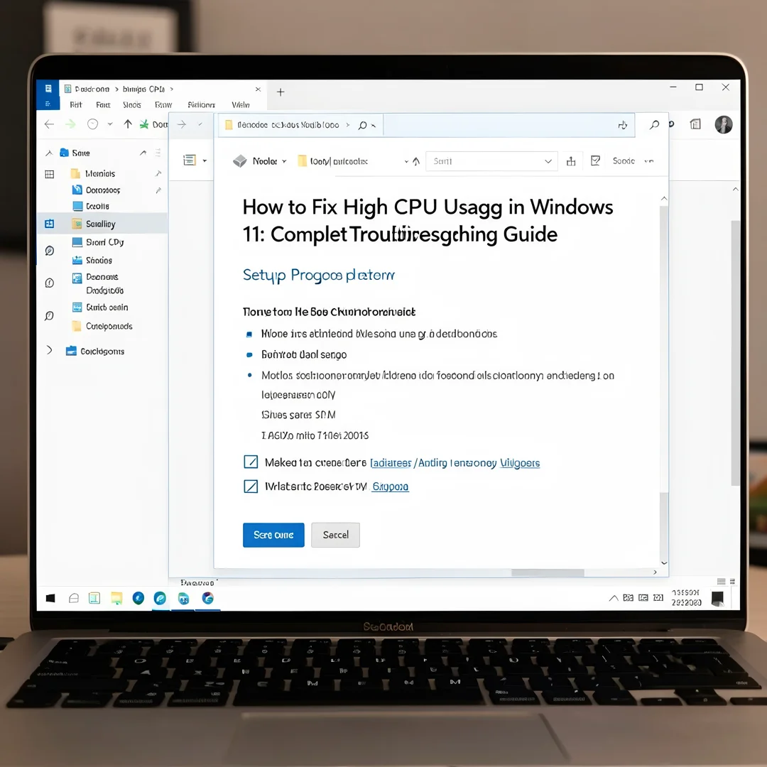 Step 5: Technical tutorial screenshot: Verify the installation for How to Fix High CPU Usage in Windows 11: