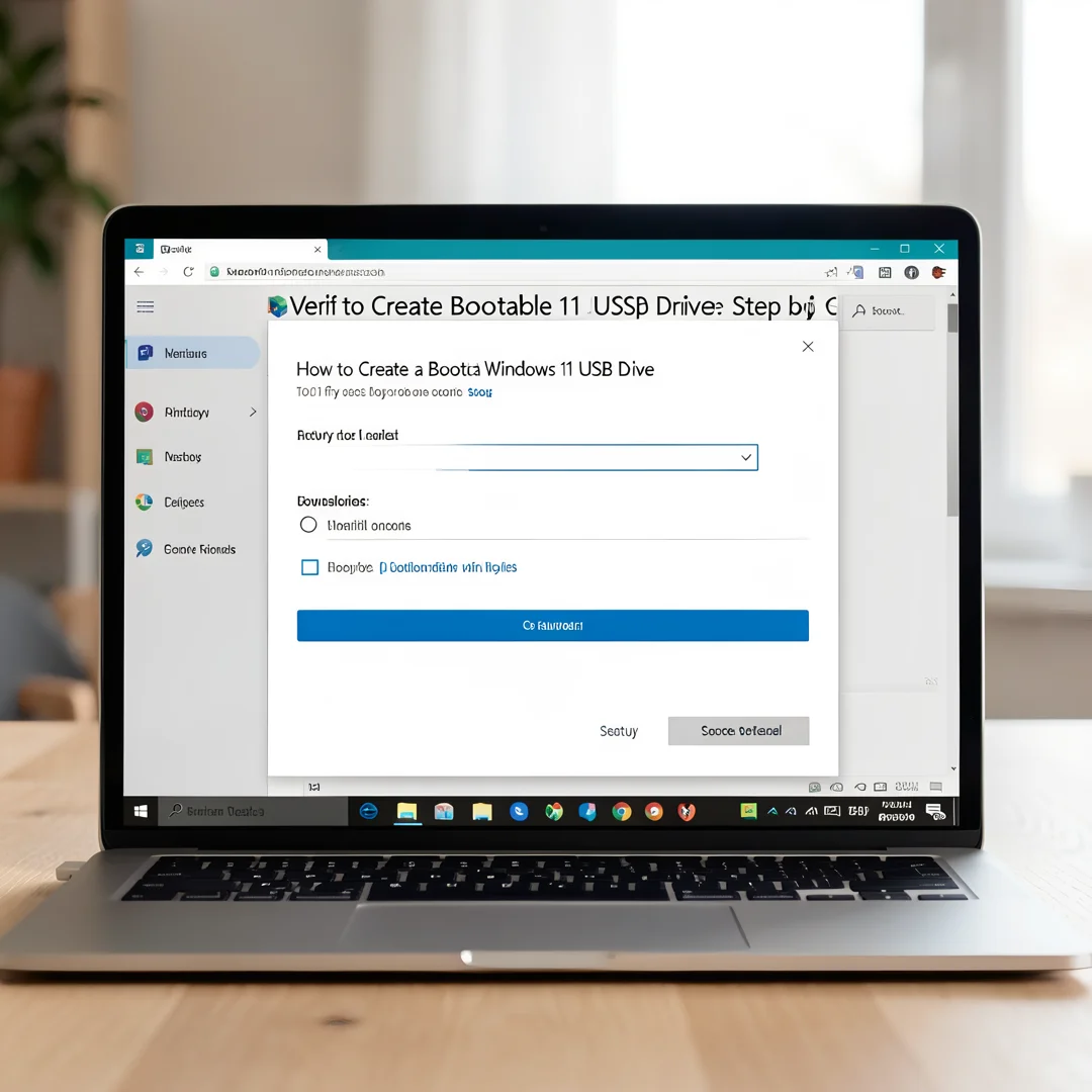 Step 5: Technical tutorial screenshot: Verify the installation for How to Create a Bootable Windows 11 USB D