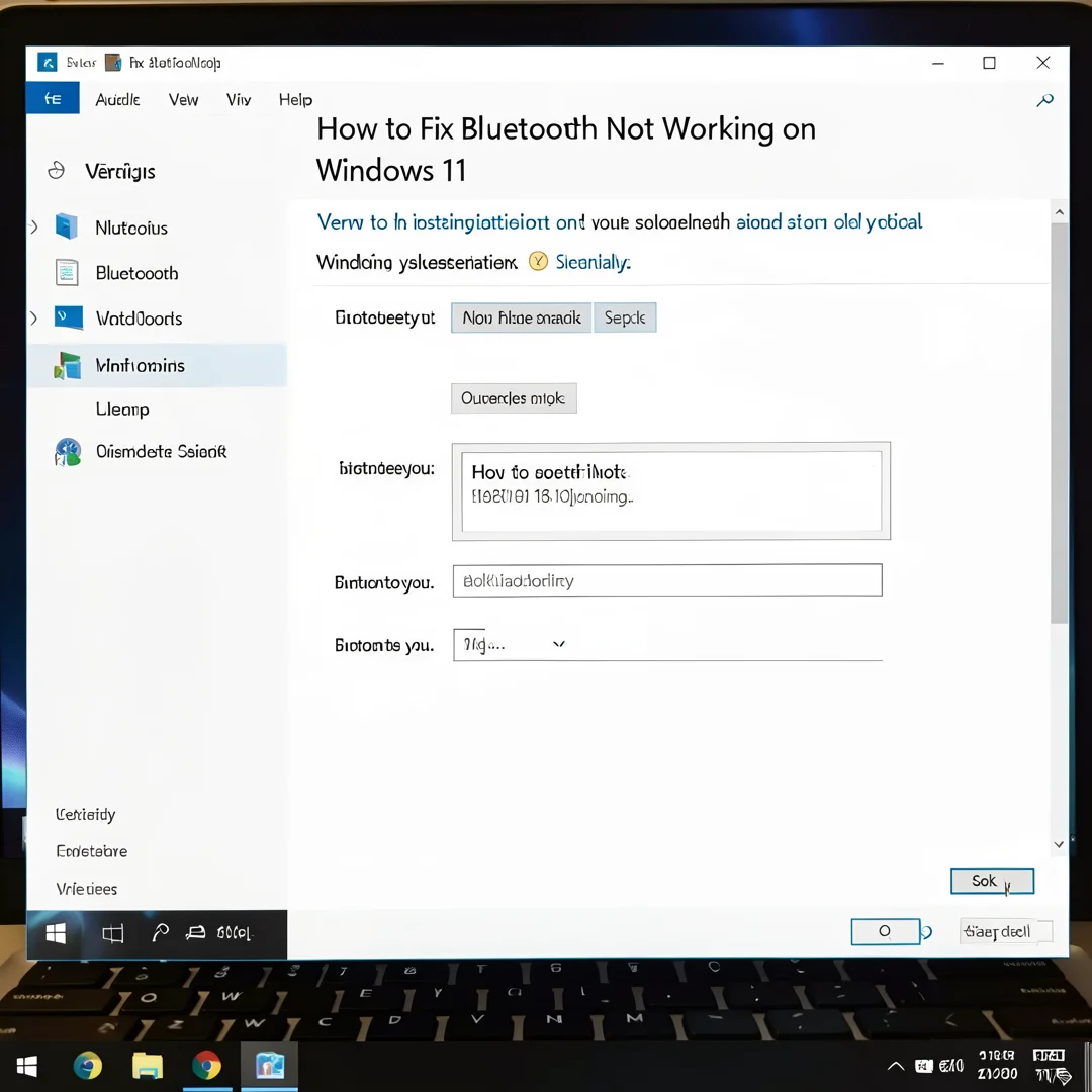 Step 5: Technical tutorial screenshot: Verify the installation for How to Fix Bluetooth Not Working on Windo