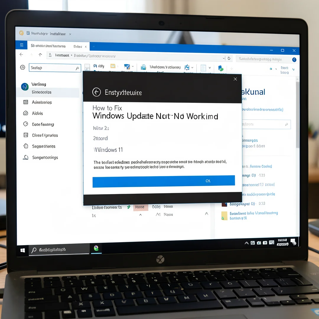 Step 5: Technical tutorial screenshot: Verify the installation for How to Fix Windows Update Not Working in