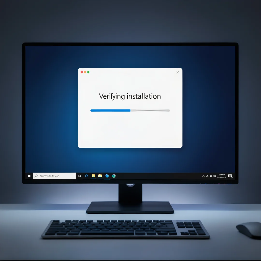 Step 5: Technical tutorial screenshot: Verify the installation for How to Fix Blue Screen of Death (BSOD) Er