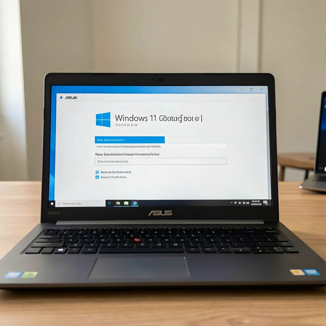 Step 6: Windows 11 out of box experience setup screen on ASUS laptop first boot