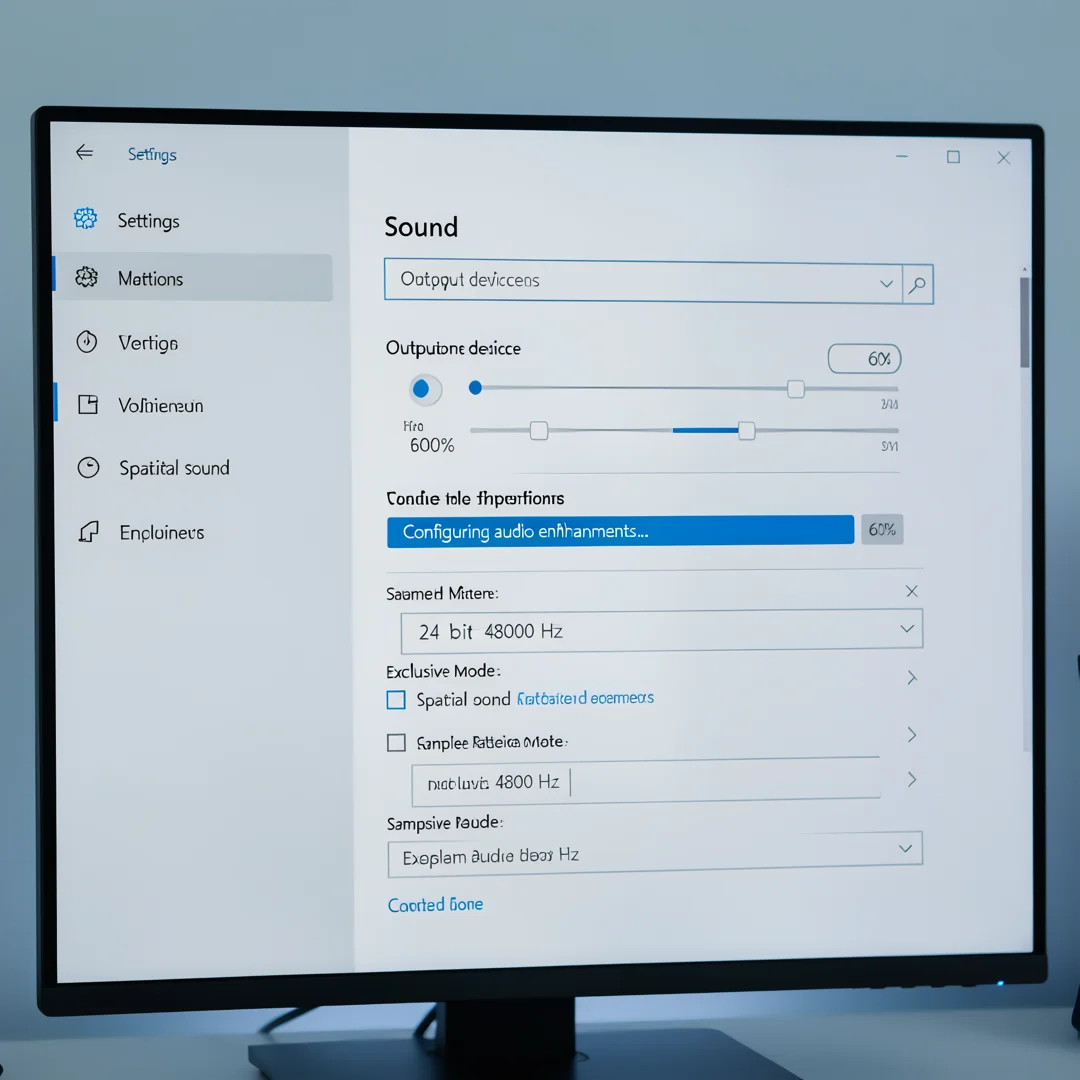 Step 6: Technical tutorial screenshot: Configure post-install options for How to Fix No Sound on a Windows P