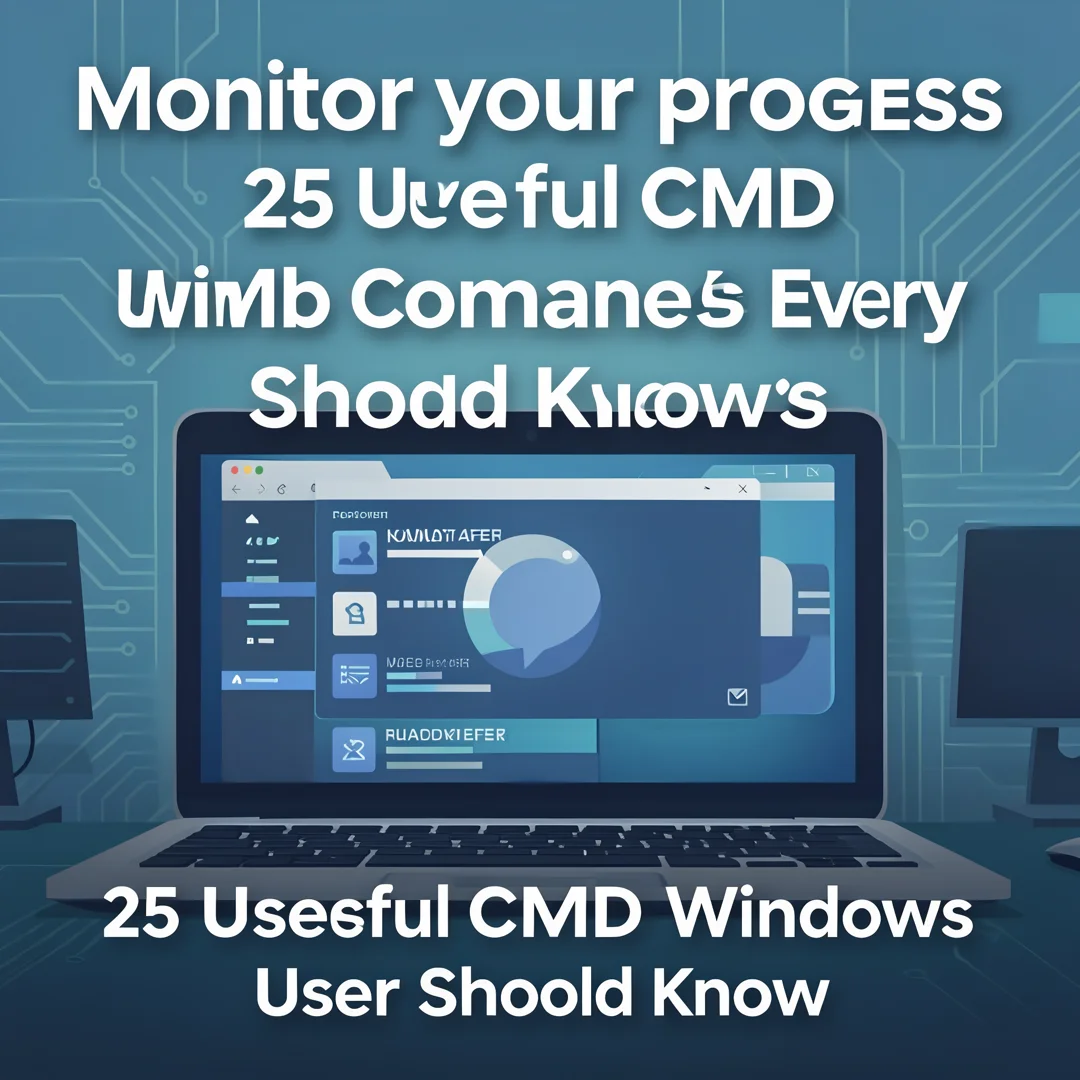 Step 6: Illustration for step: Monitor your progress related to 25 Useful CMD Commands Every Windows User Sh
