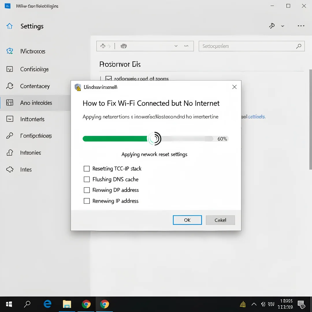Step 6: Technical tutorial screenshot: Configure post-install options for How to Fix Wi-Fi Connected but No