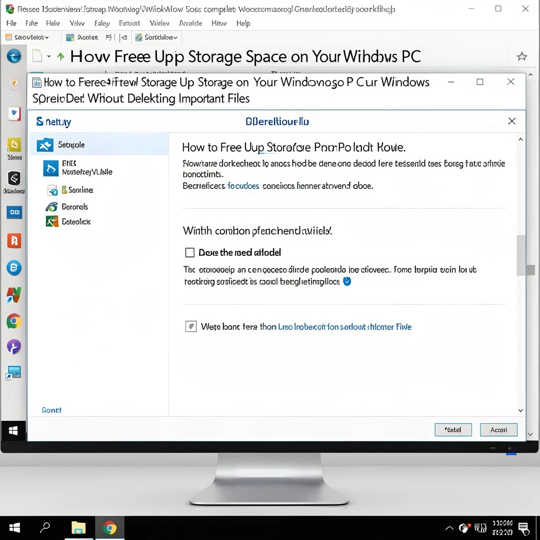 Step 7: Technical tutorial screenshot: Test the complete workflow for How to Free Up Storage Space on Your W