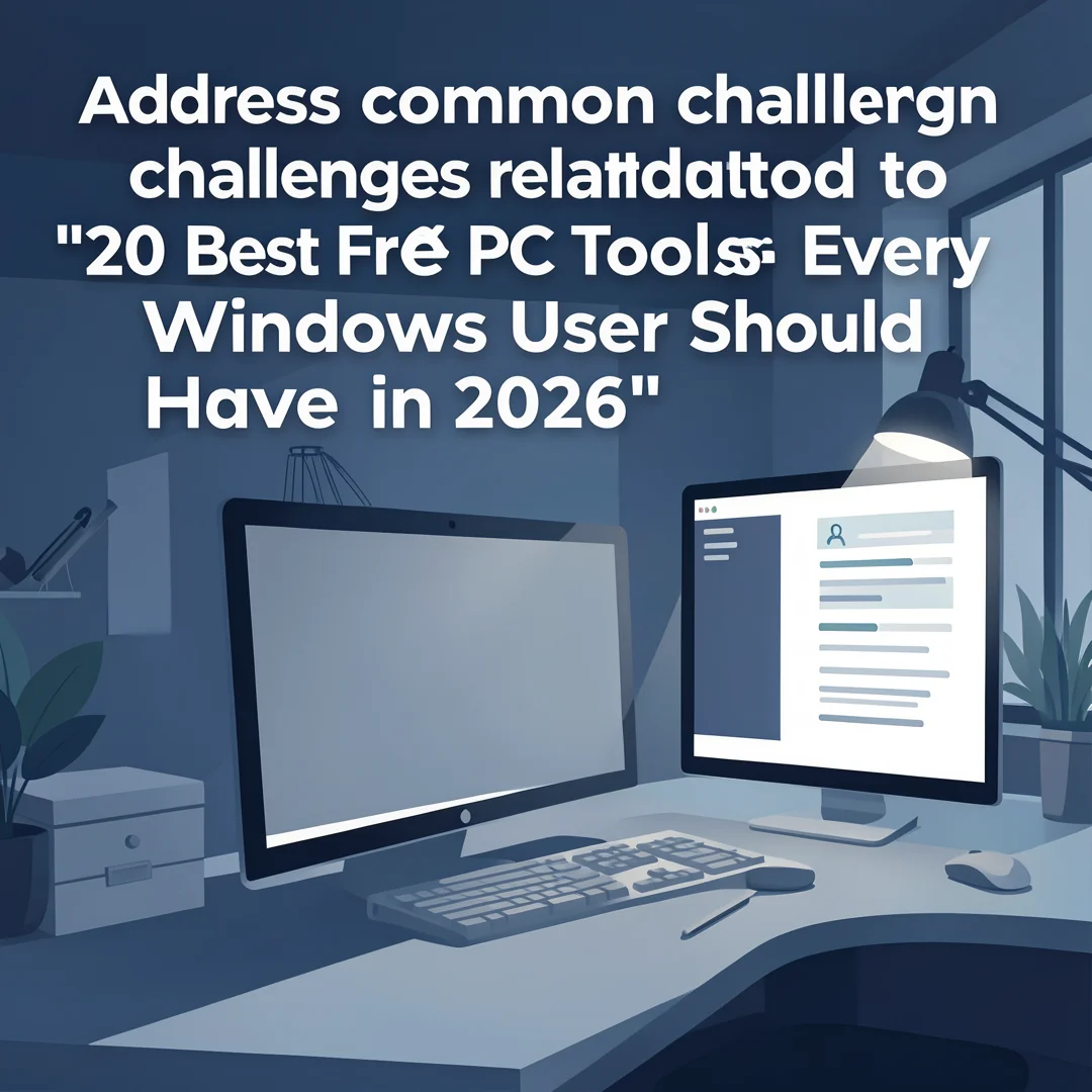 Step 7: Illustration for step: Address common challenges related to 20 Best Free PC Tools Every Windows User