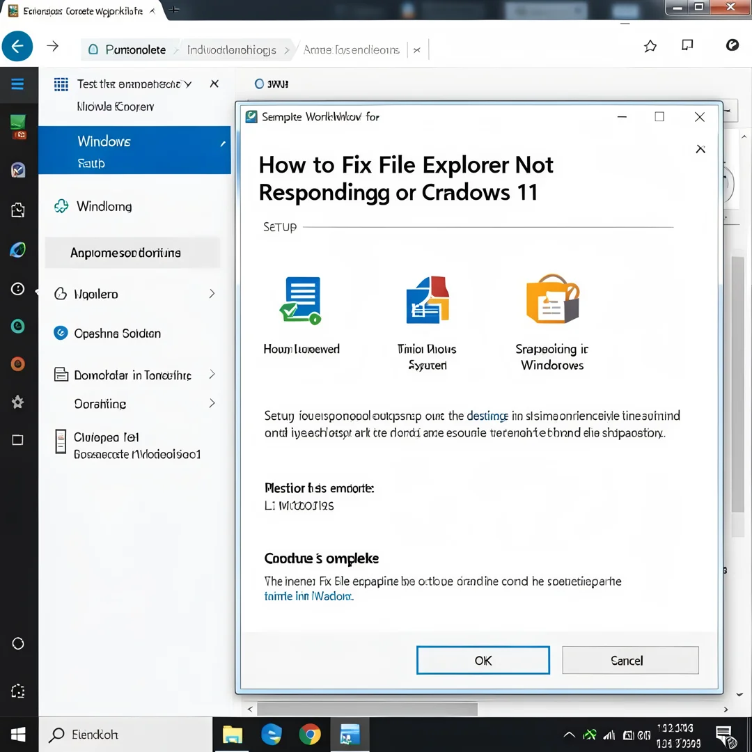 Step 7: Technical tutorial screenshot: Test the complete workflow for How to Fix File Explorer Not Respondin