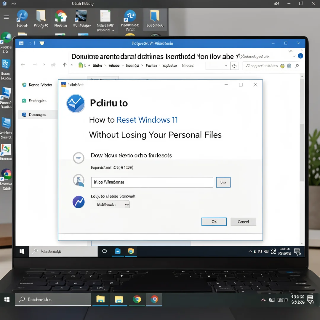 Step 8: Technical tutorial screenshot: Document and maintain the setup for How to Reset Windows 11 Without L