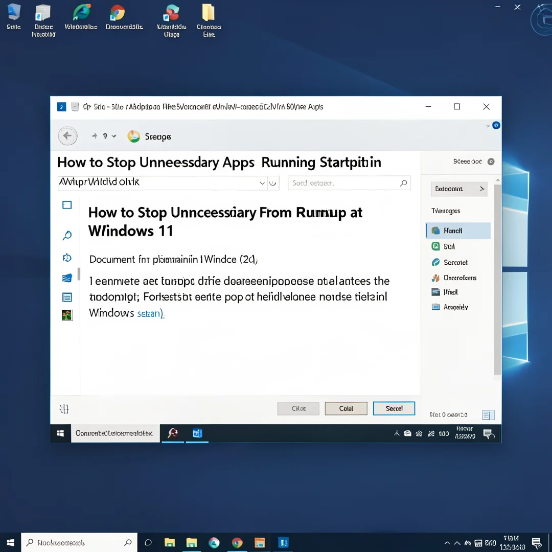 Step 8: Technical tutorial screenshot: Document and maintain the setup for How to Stop Unnecessary Apps From